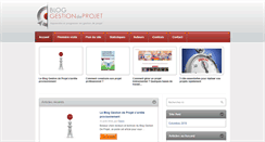 Desktop Screenshot of blog-gestion-de-projet.com